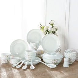 蘇氏陶瓷餐具套裝惠風和暢精品青瓷36頭高端禮盒餐具圖片大全 郵樂官方網(wǎng)站